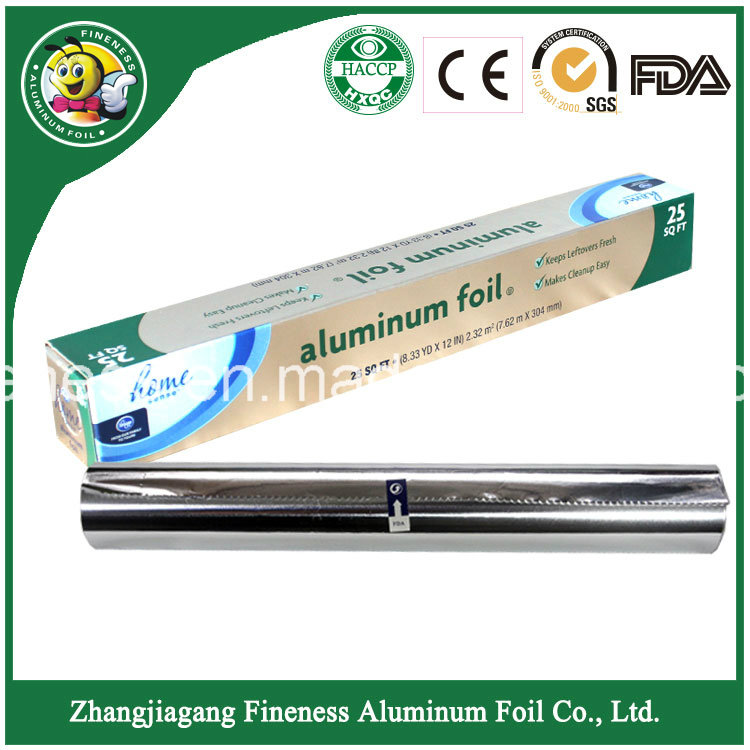 Fashion Packing Aluminum Foil Roll for Household Use Family Size