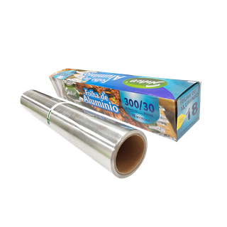 Household Food Packaging aluminum Foil Roll With Saw Blade