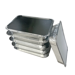 wholesale Aluminium Foil Container Serving Trays Takeaways Aluminum Pans Foil Food Box 8389 Disposable Aluminium foil container