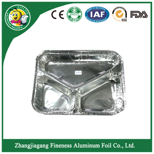 Fast Food Aluminum Foil Container for Airline