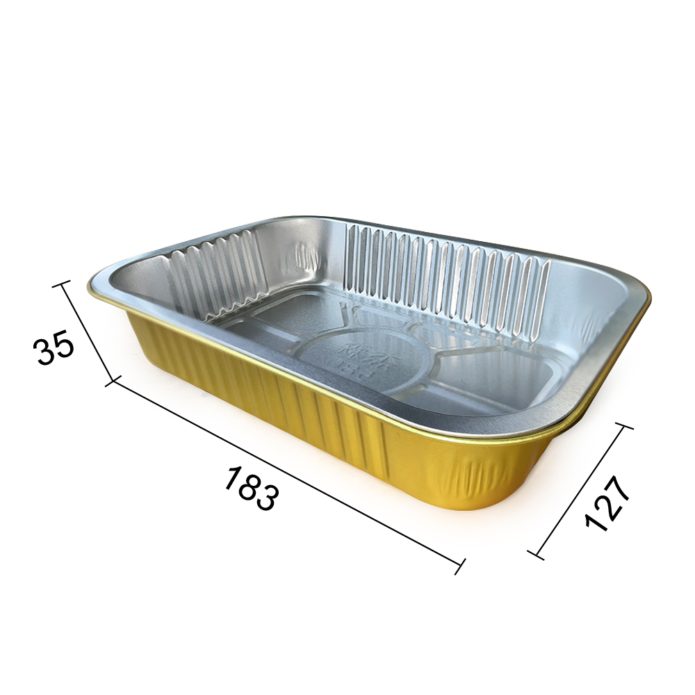 Disposable Aluminum Foil Boxes For Food Packaging