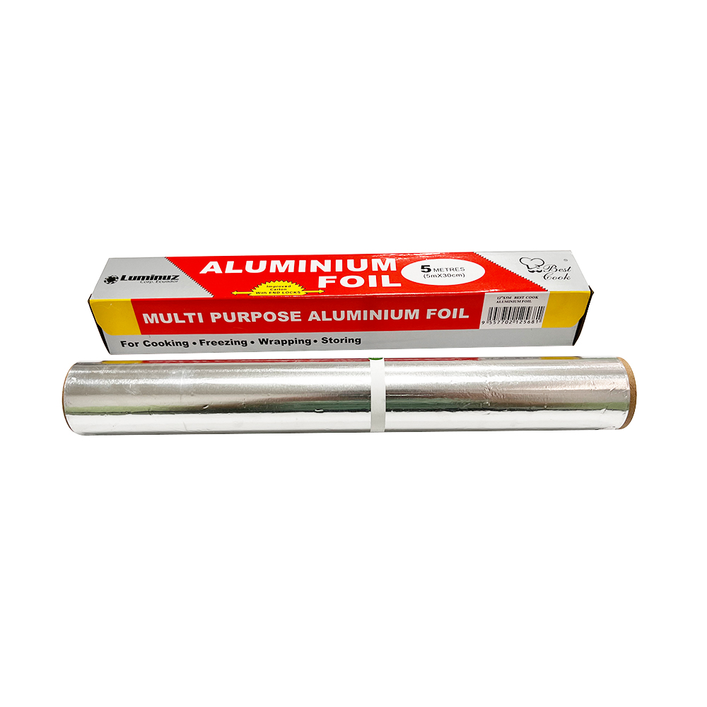 Aluminum Foil Roll Paper 10m With Lubricated Surfa 