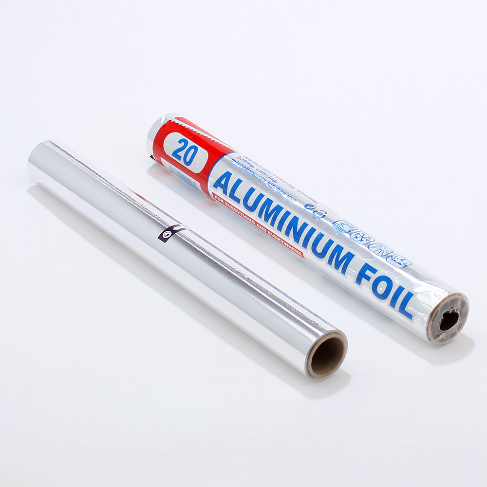 Factory Food Grade Aluminum Foil Grill Tools 5m/10m Heat Resistance Heavy Duty Colorful Box Kitchen Use Aluminium Foil Roll