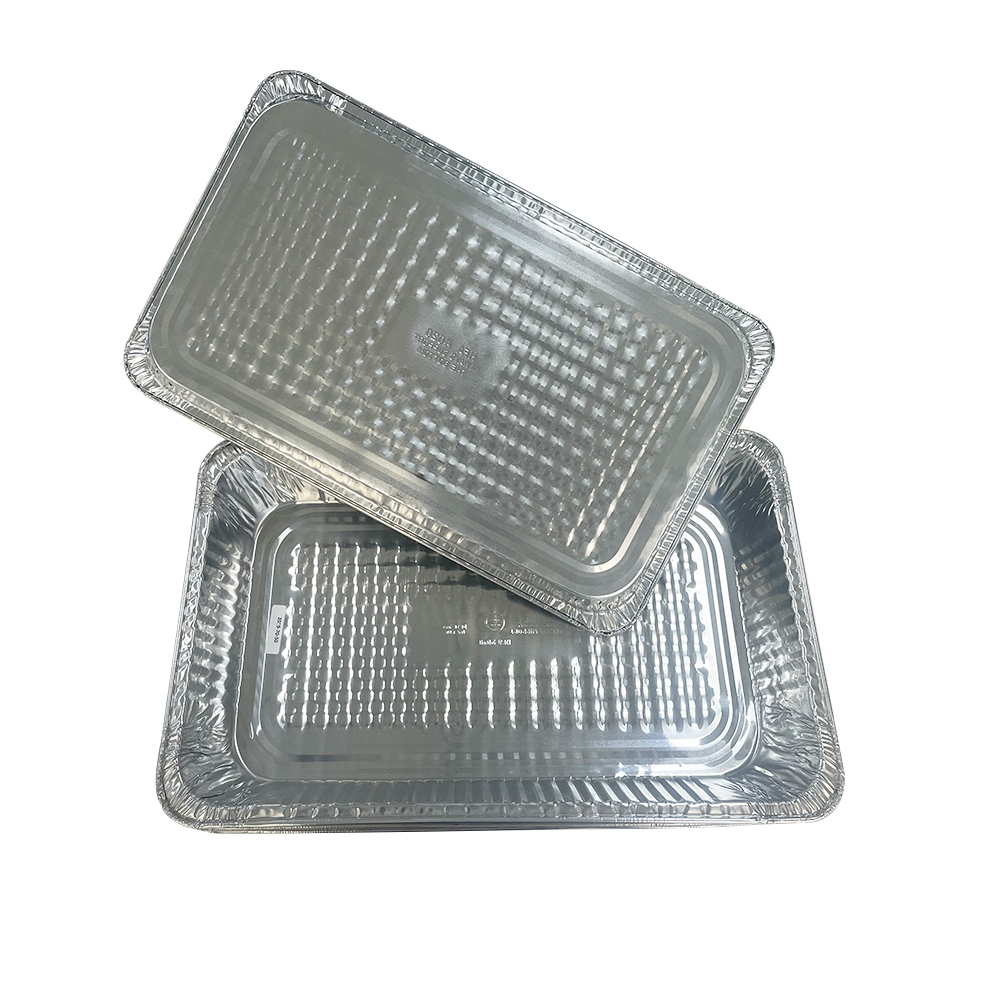 Disposable Takeout Aluminum Foil Pans With Lid 