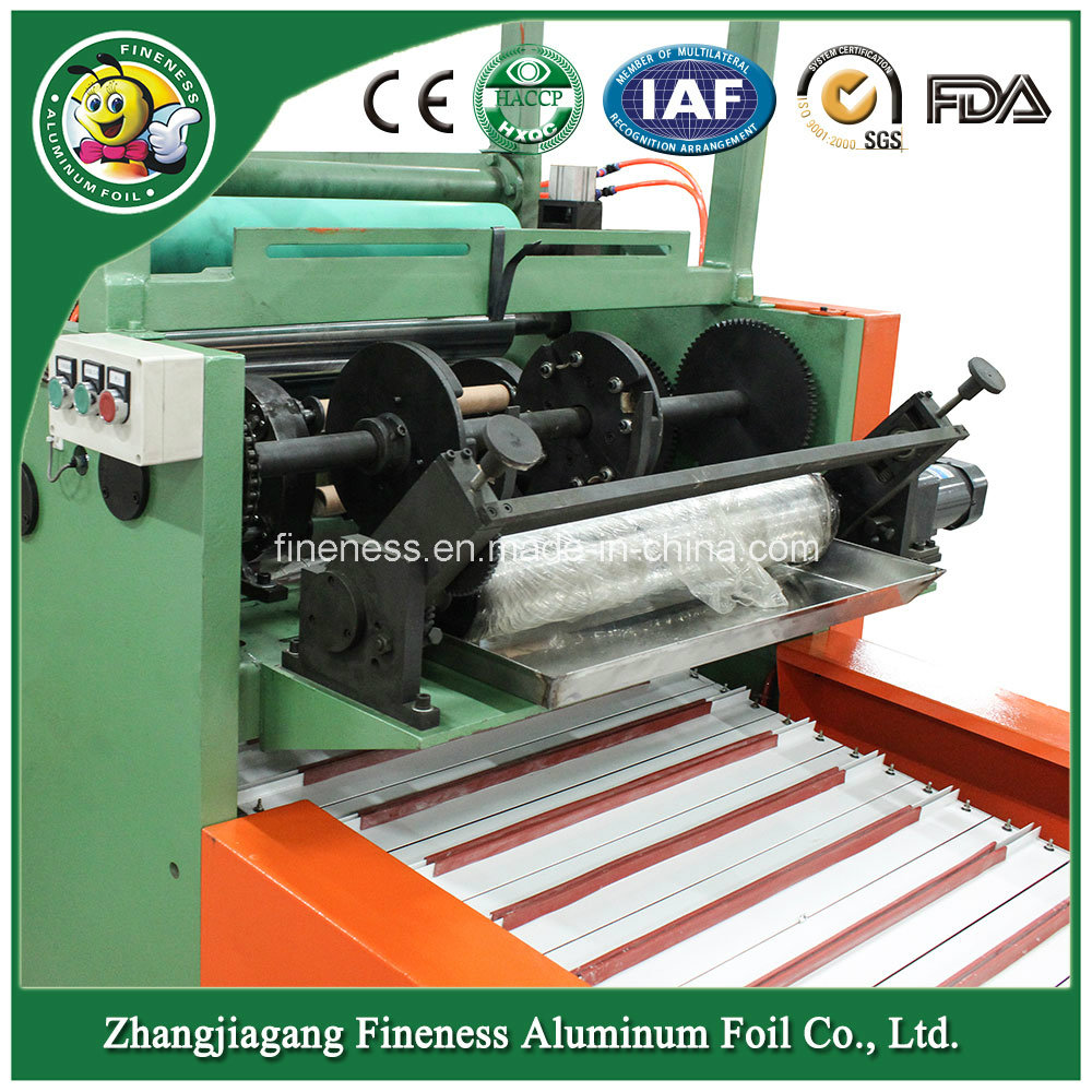 Aluminum Foil Silicon Paper and PE Rewinding and Cutting Machine