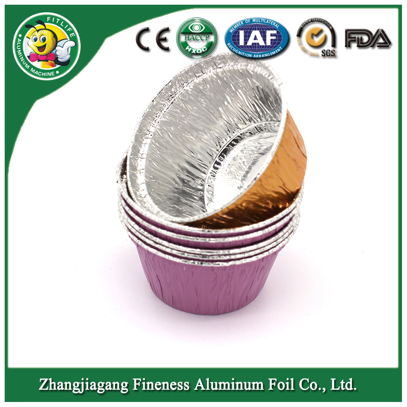 Color Disposable Wholesale Aluminum Foil Bowls for Cake