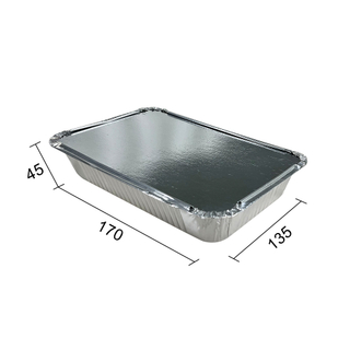 Aluminum Foil Tray Carryout Lunch Box 