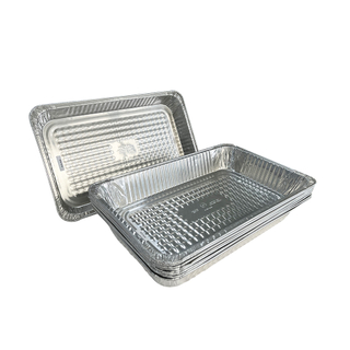 Custom Sizes Food Aluminium Foil Containers Foil Pan Disposable Aluminum Foil Roasting For Blackstone Grill Kitchen Accessory