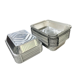 Disposable Dishes Grill Pan Catering Aluminium Foil Container